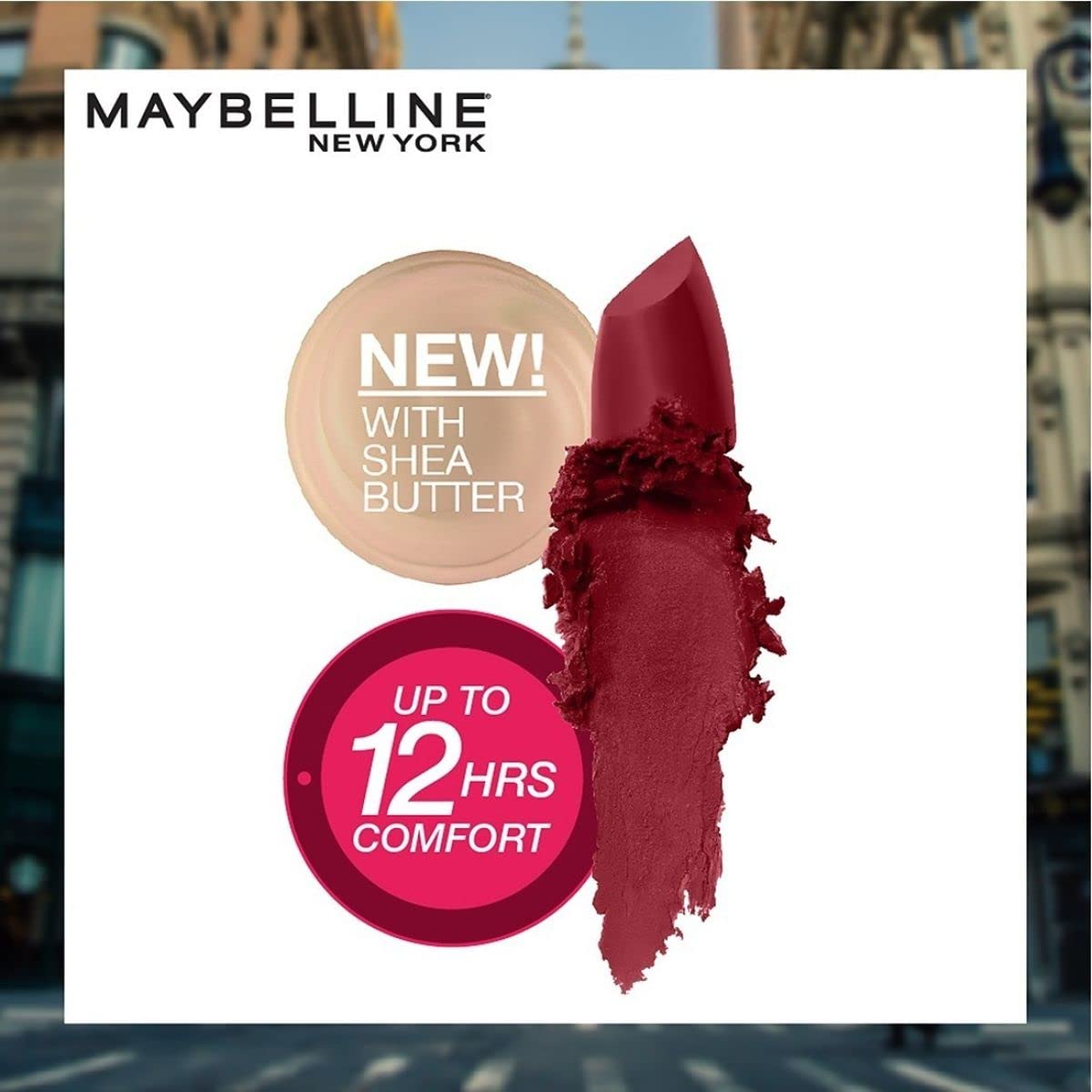 Maybelline Color Sensational Lipstick — lip makeup, matte finish, moisturizing formula.