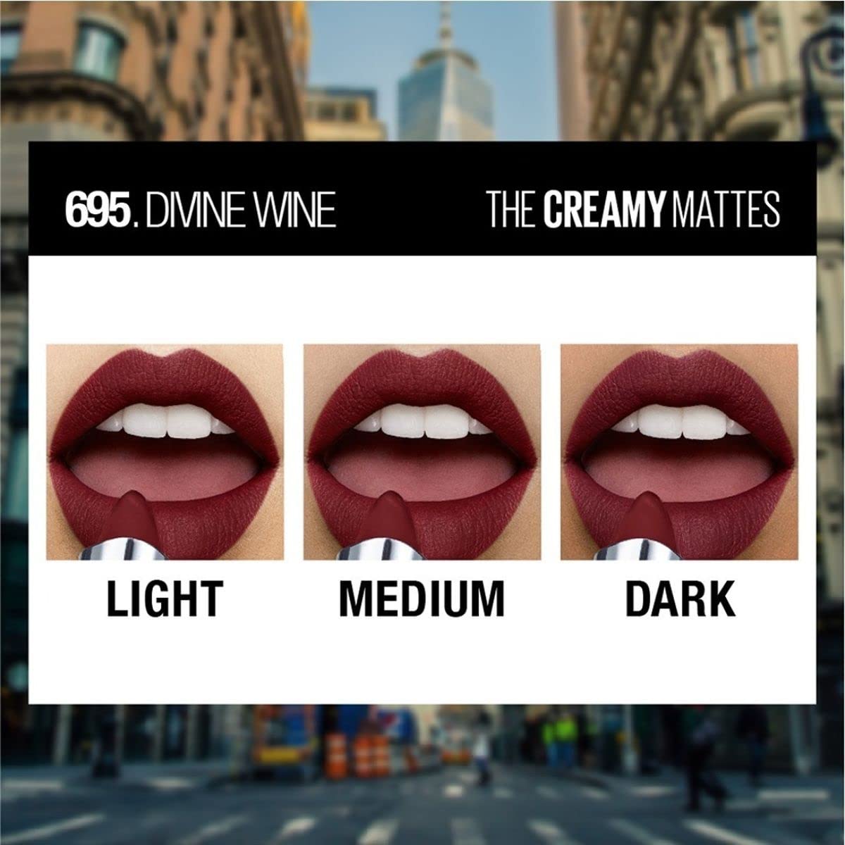 Maybelline Color Sensational Lipstick — lip makeup, matte finish, moisturizing formula.