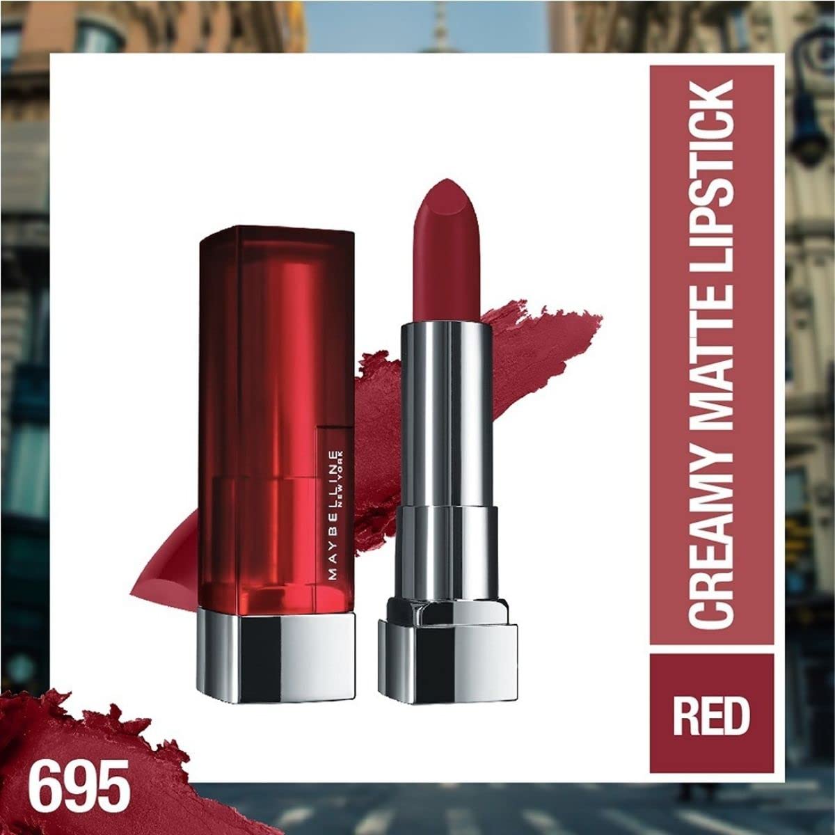 Maybelline Color Sensational Lipstick — lip makeup, matte finish, moisturizing formula.