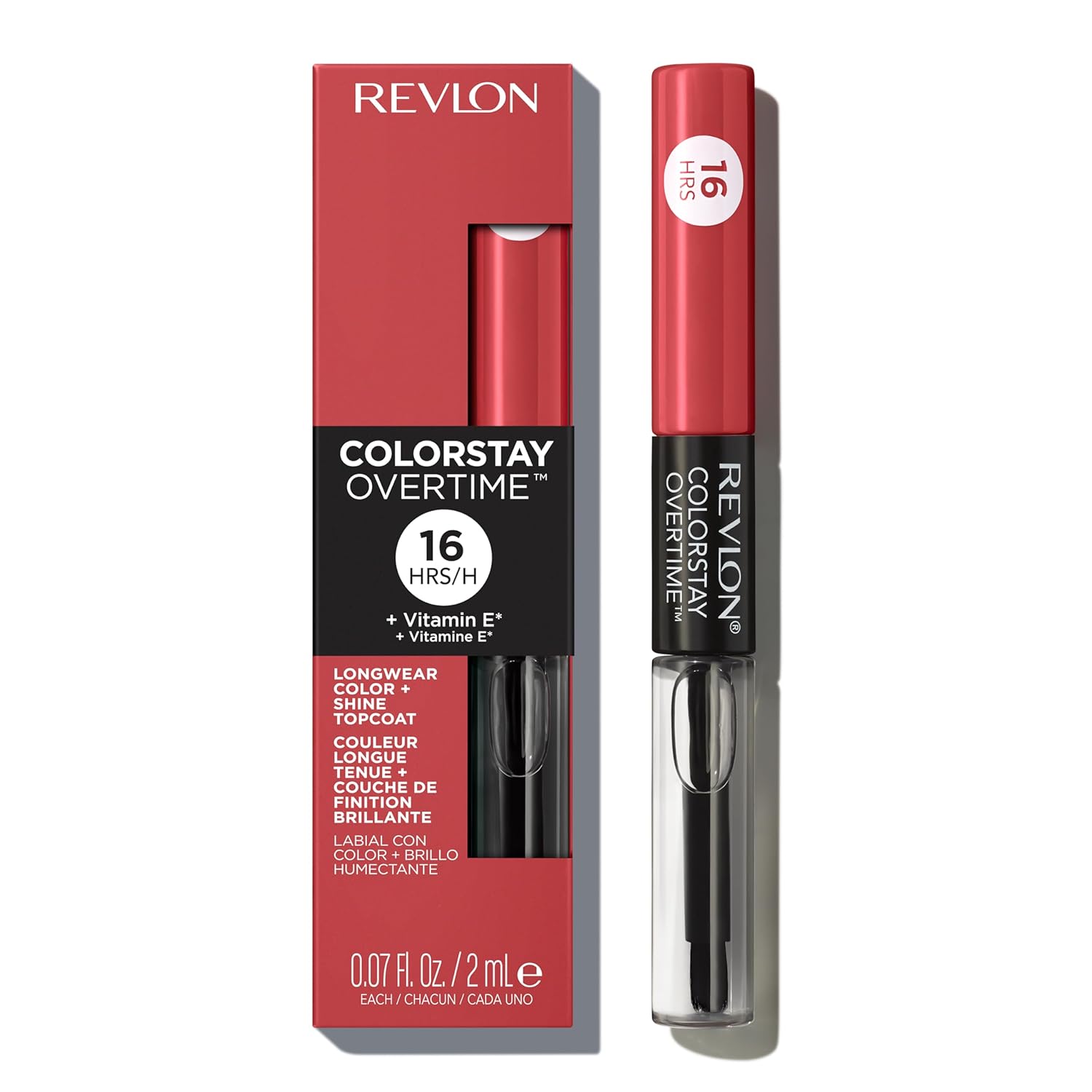 Revlon Dual-Ended Long-Lasting Lip Color (includes clear lip gloss)