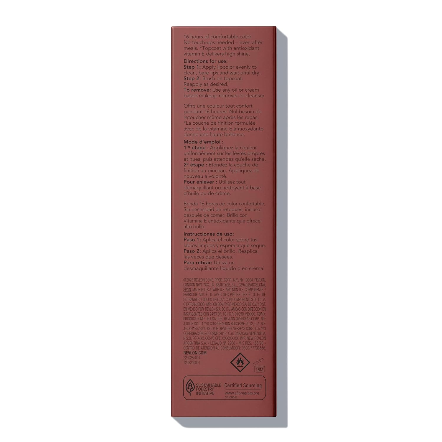 Revlon Dual-Ended Long-Lasting Lip Color (includes clear lip gloss)