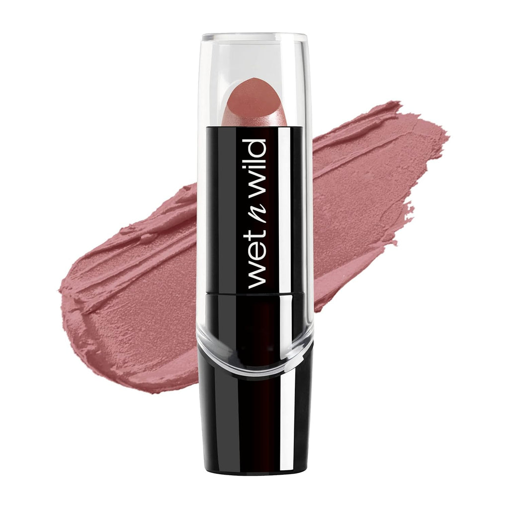 Silky, moisturizing lipstick. — Shade: Dark Pink Frost (shimmering deep pink).
