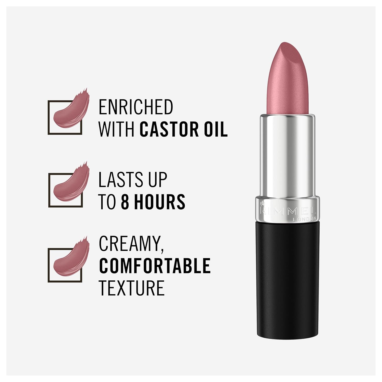 Long-lasting Color Lipstick | Features color-locking technology and an exclusive "Black Diamond Complex"