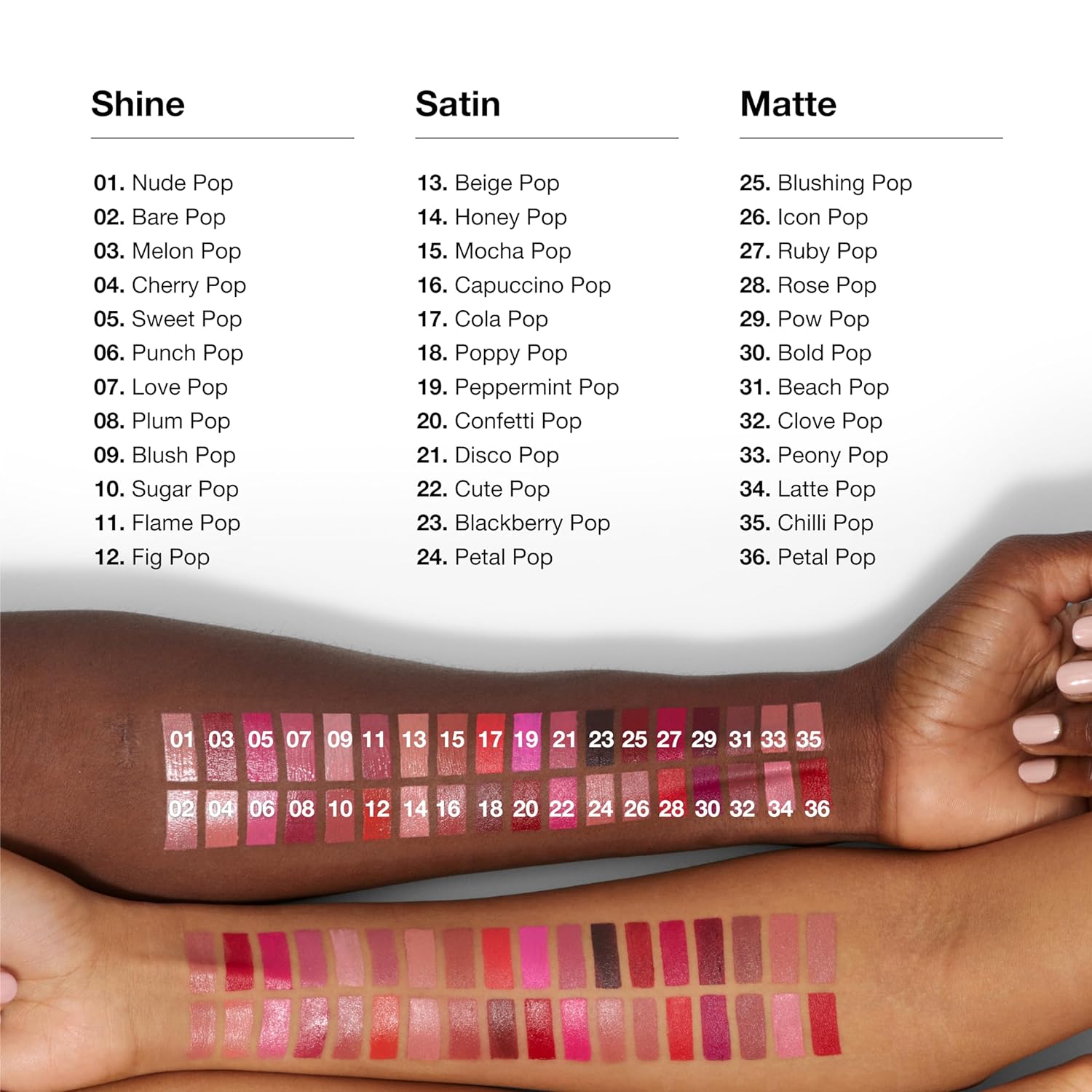 Longwear Lipstick | Long Lasting. Satin. Matte + Shine. Love Pop
