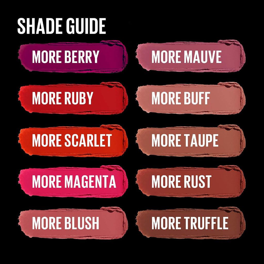 Color Sensational Ultimatte Lipstick. Non-drying, intense color.
