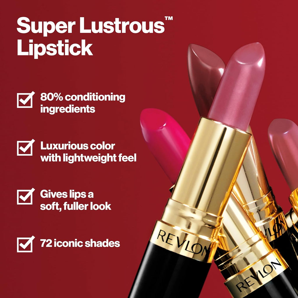 Revlon Super Lustrous Lipstick. Shade: 764 On the Mauve.